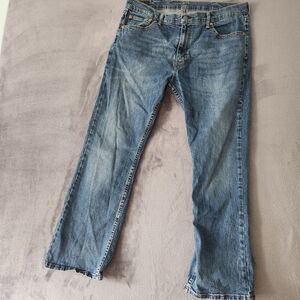 Levis 527 Mens Jeans Size 38x30 Blue Bootcut Casual Denim Cowboy Rodeo Workwear